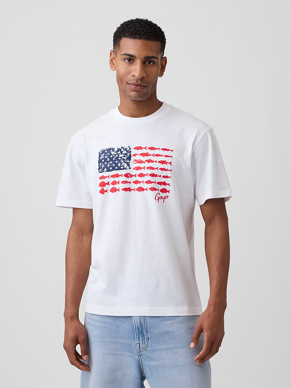 Everyday Soft Relaxed Americana Graphic T-Shirt
