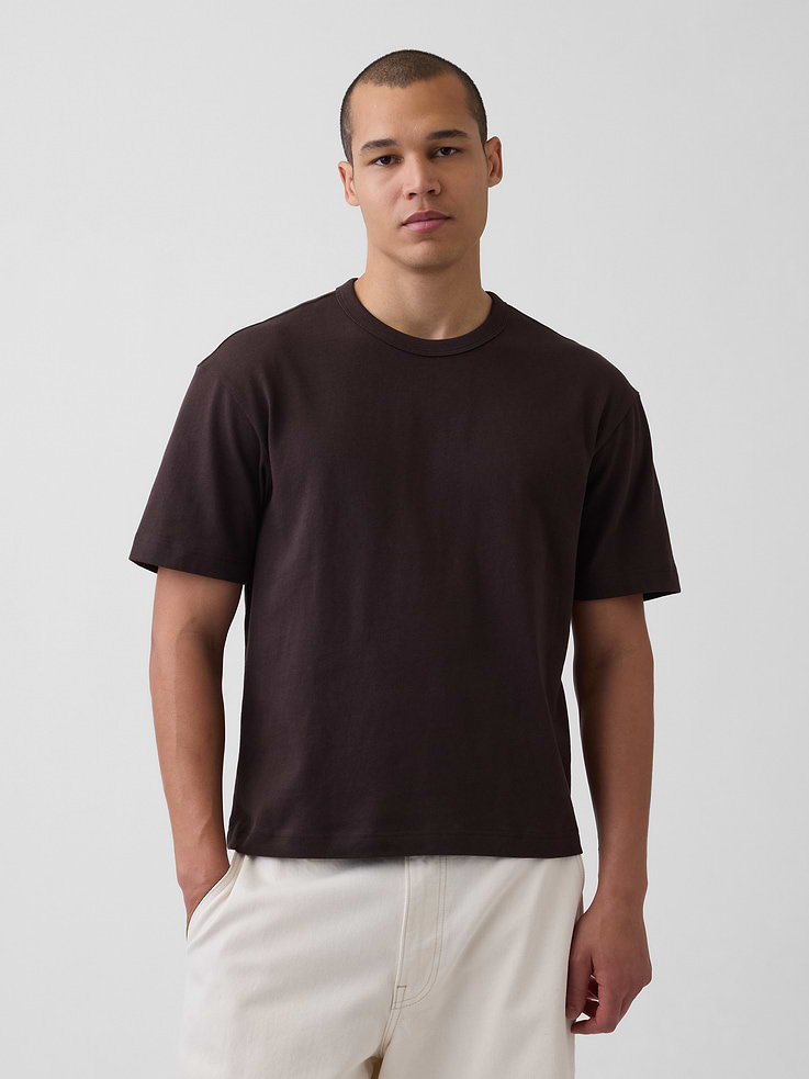 Image number 1 showing, Adult Heavyweight Crop T-Shirt