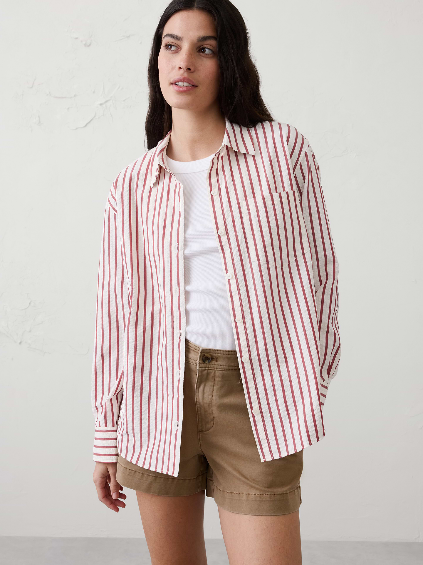 Image number 1 showing, Seersucker Shirt