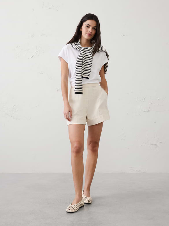 Anyday High-Rise Gauze Short