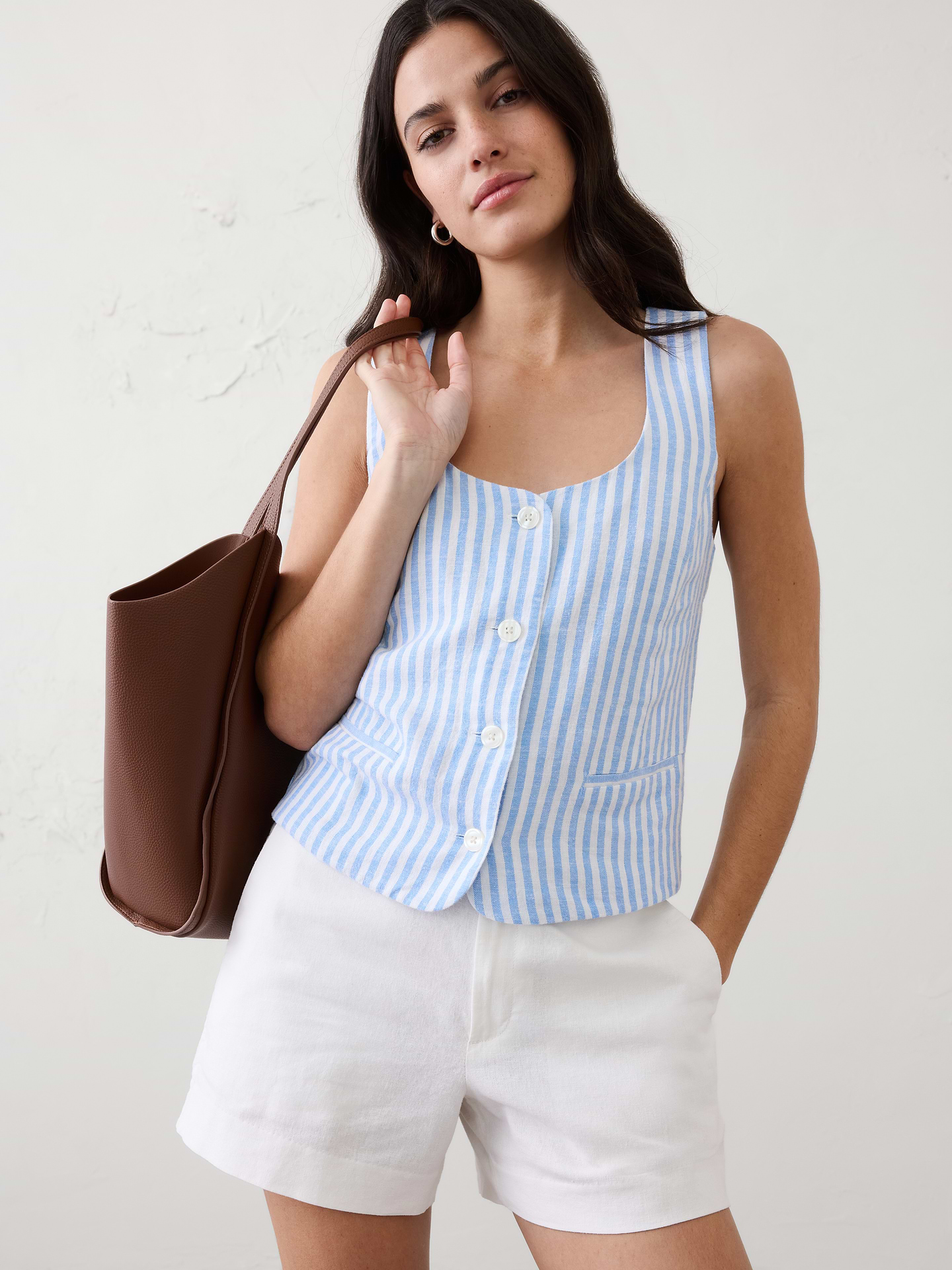 Image number 1 showing, Scoop-Neck Vest
