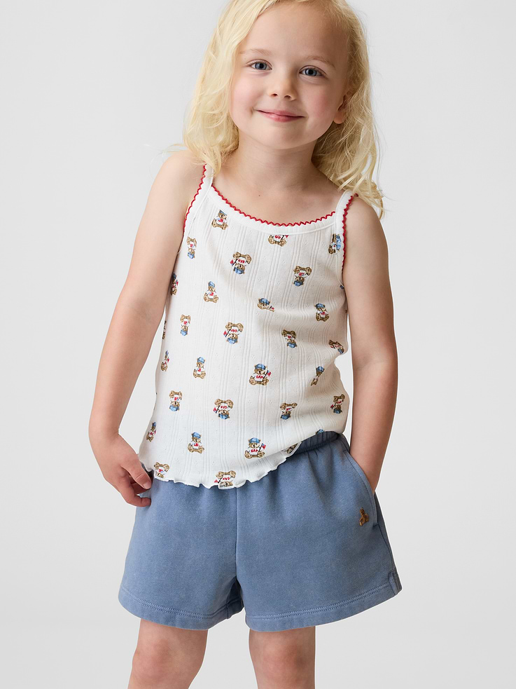 Image number 1 showing, Baby & Toddler Brannan Bear Pointelle Cami
