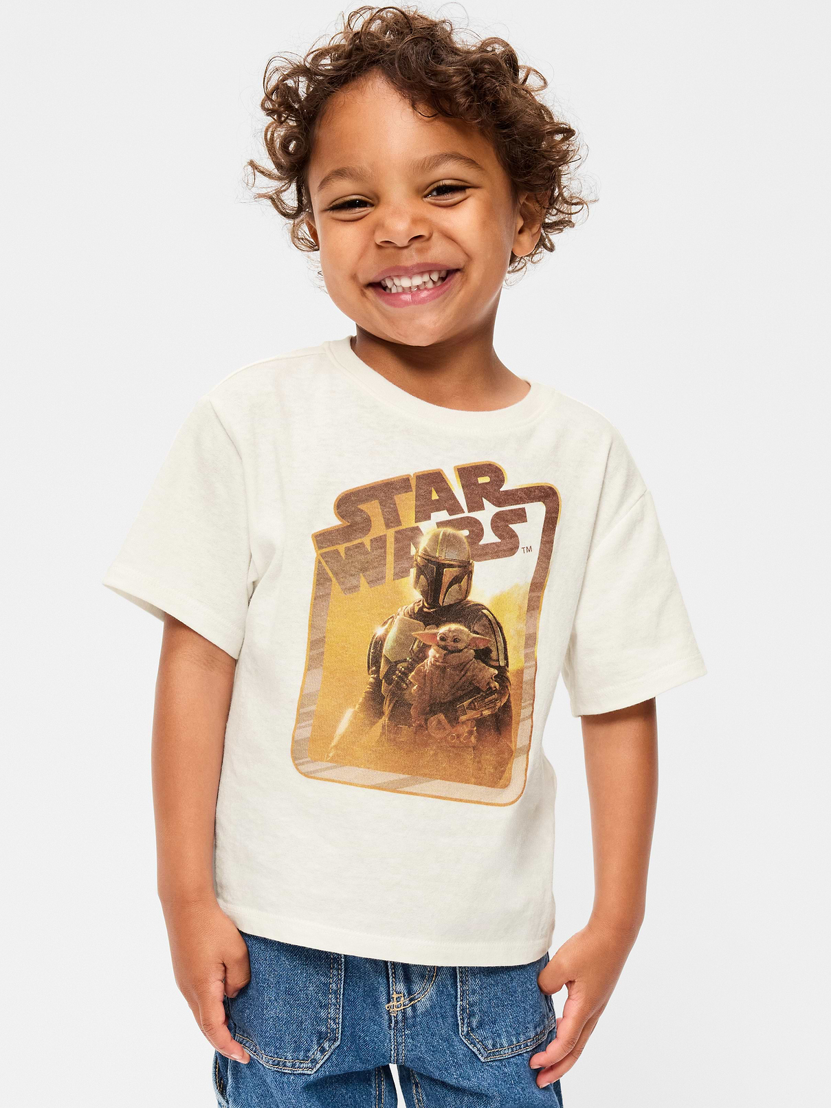 L'image numéro 1 présente T-shirt surdimensionné à imprimé Star Wars™ unisexe pour tout-petit