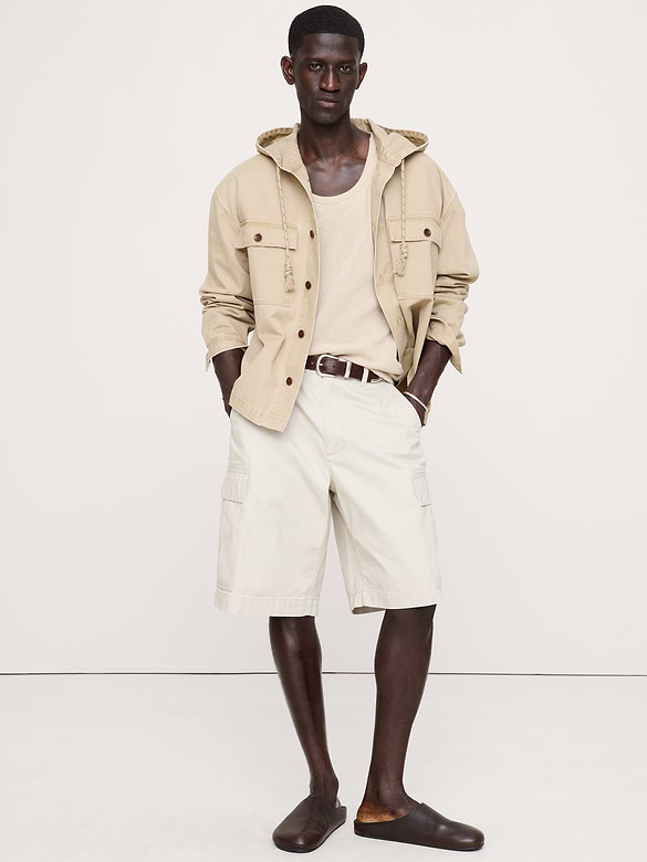 Short cargo Retour aux archives, 28 cm
