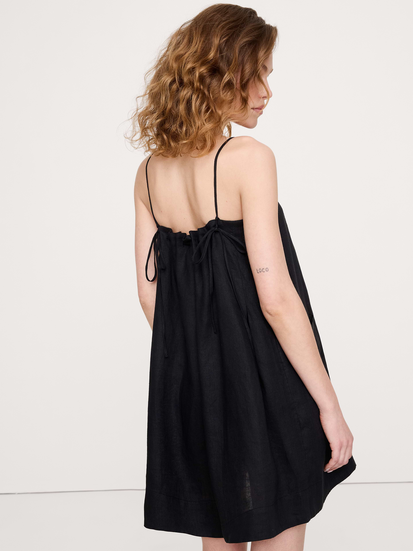 Image number 3 showing, Linen Mini Dress