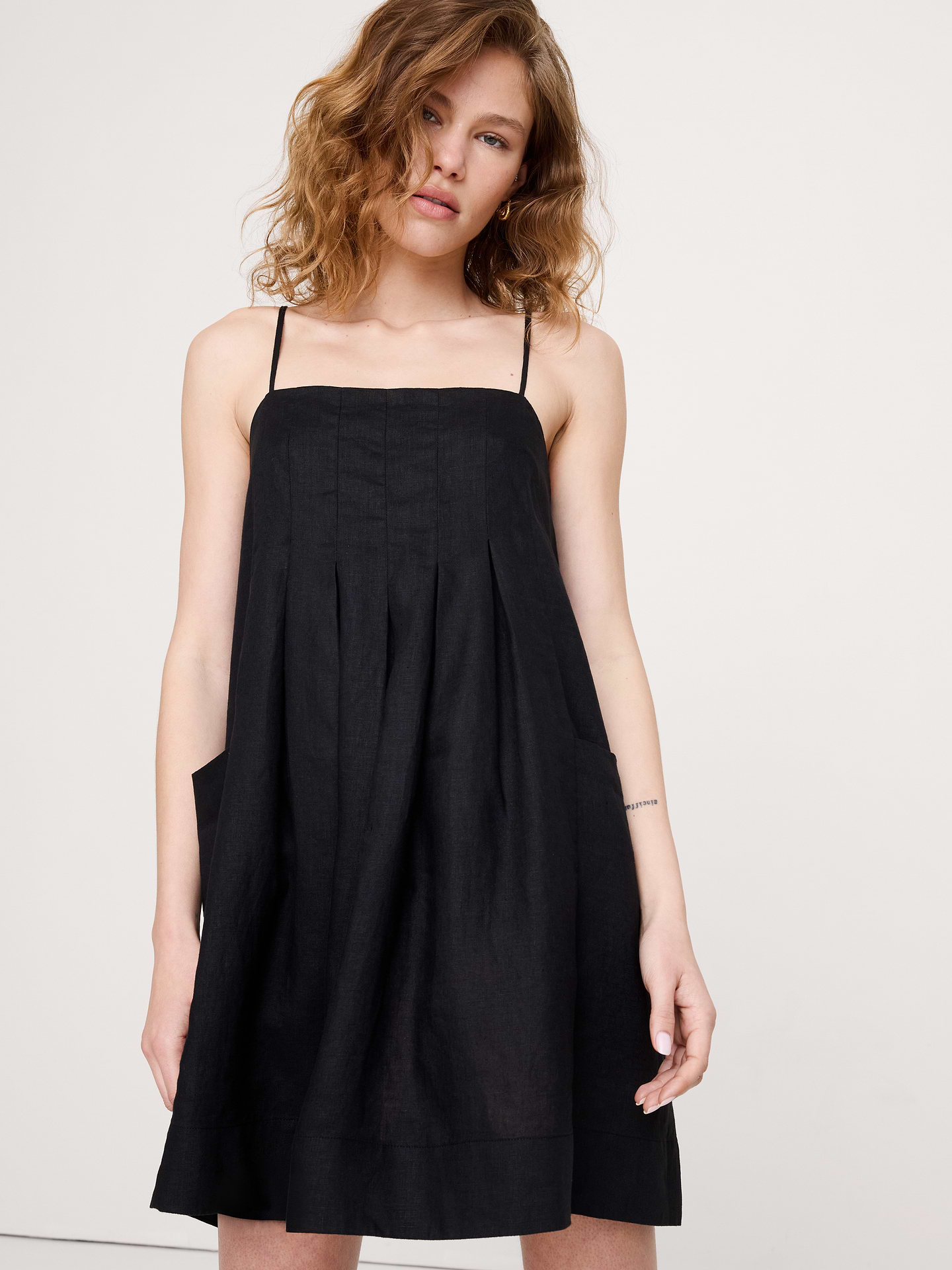 Image number 4 showing, Linen Mini Dress