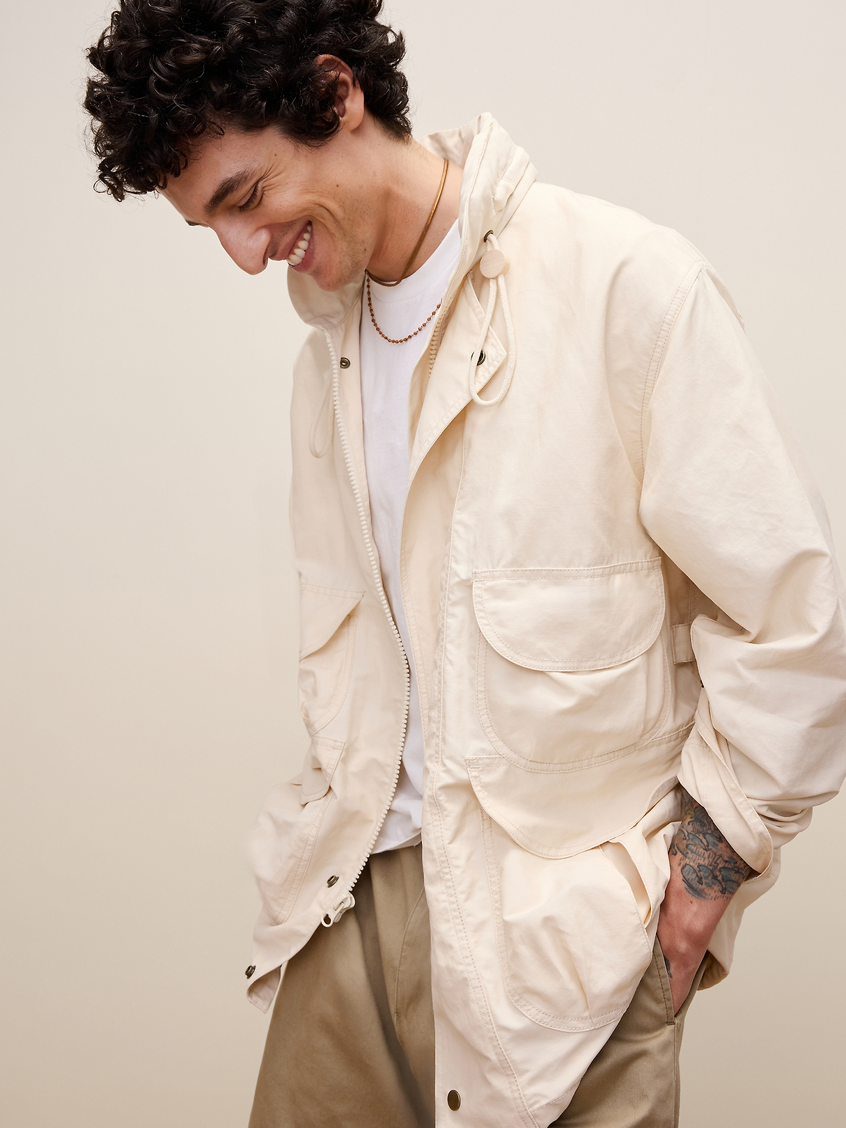 ジャケット・アウター 00s BananaRepublic cashmere drizzler jkt Archive Reissue Packable Jacket | Banana Republic