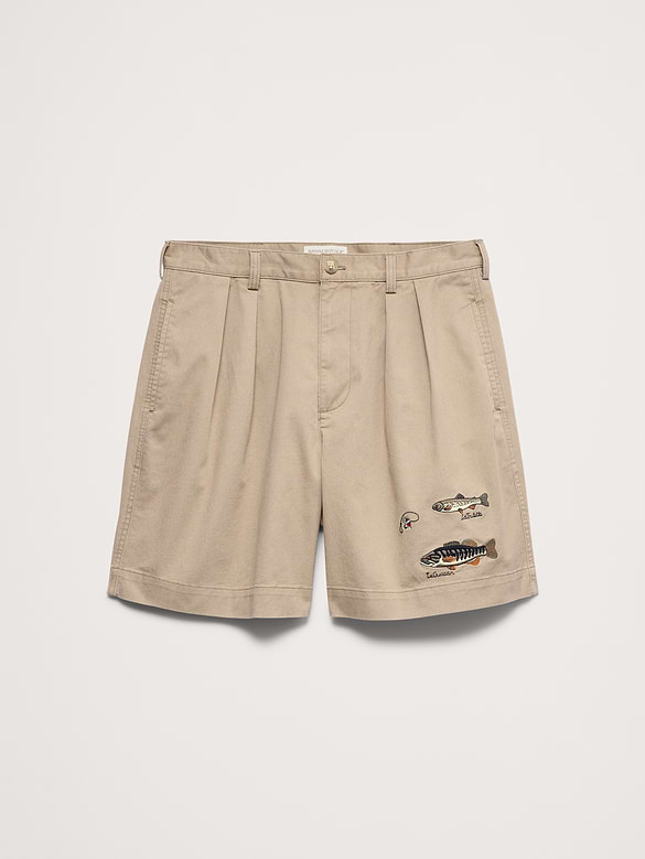 Archive Reissue Pleated Fishing Short