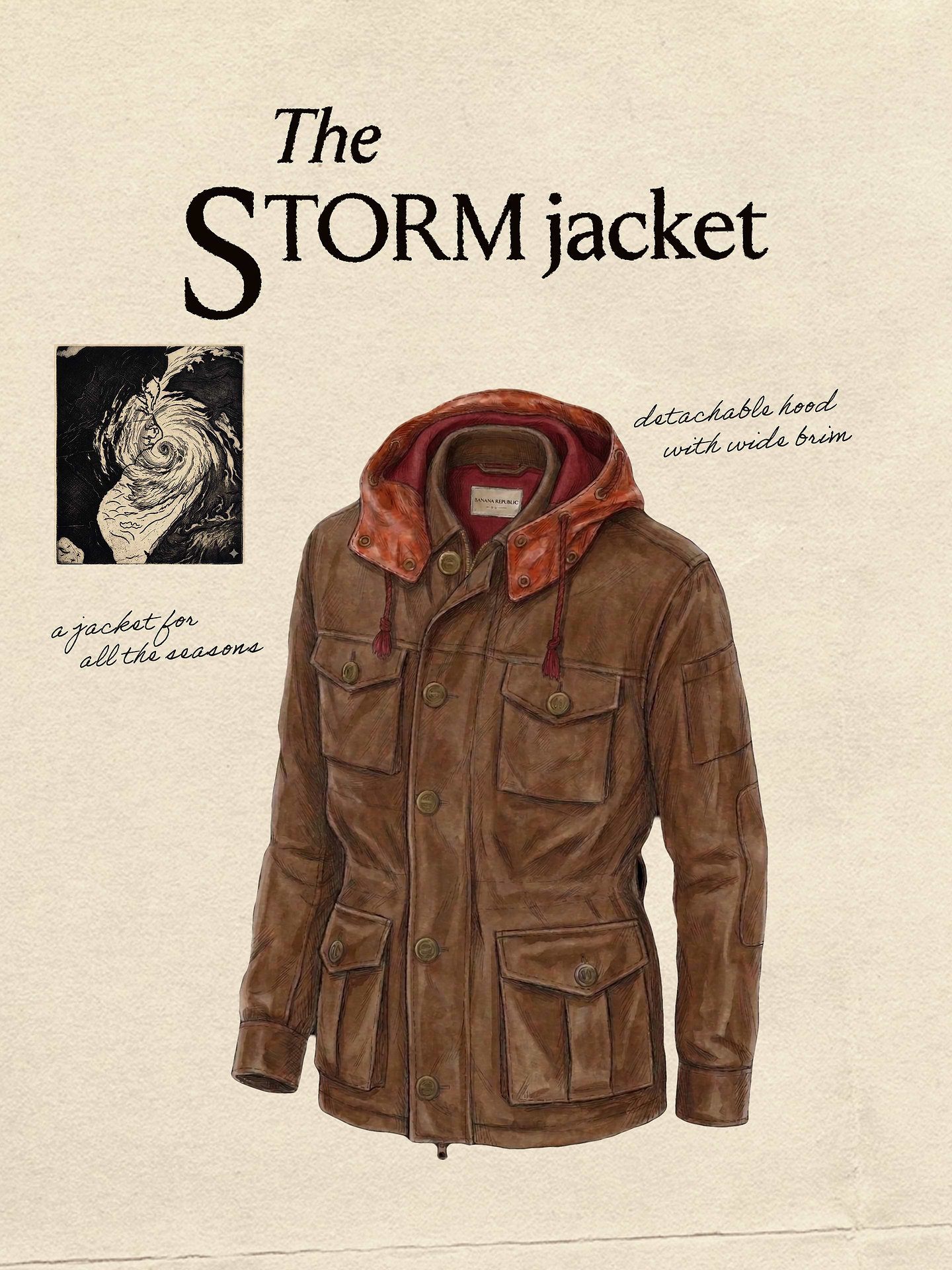 Image number 4 showing, Archive Reissue Hooded Utility Jacket