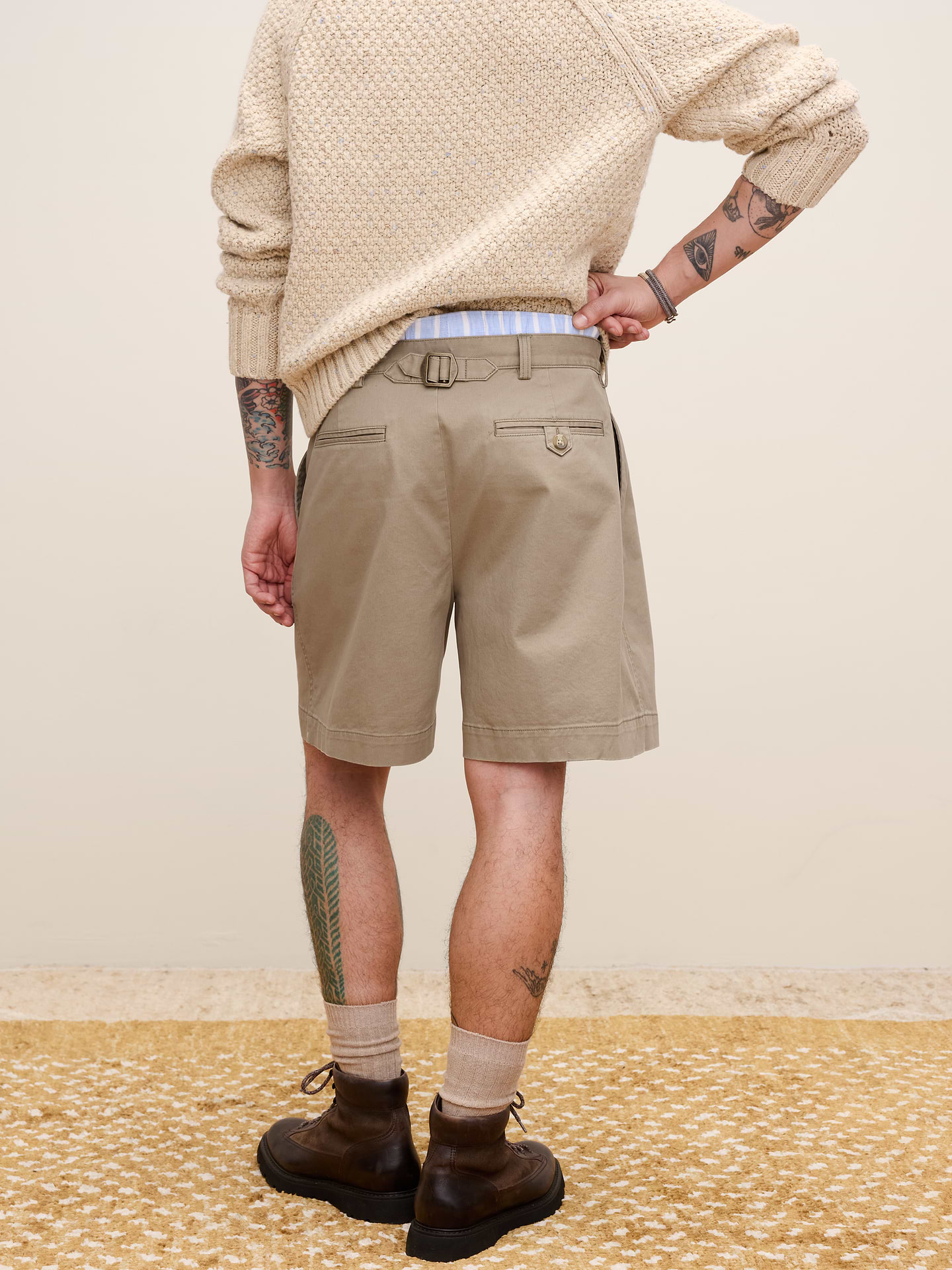 Image number 3 showing, Archive Reissue Pleated Fishing Short