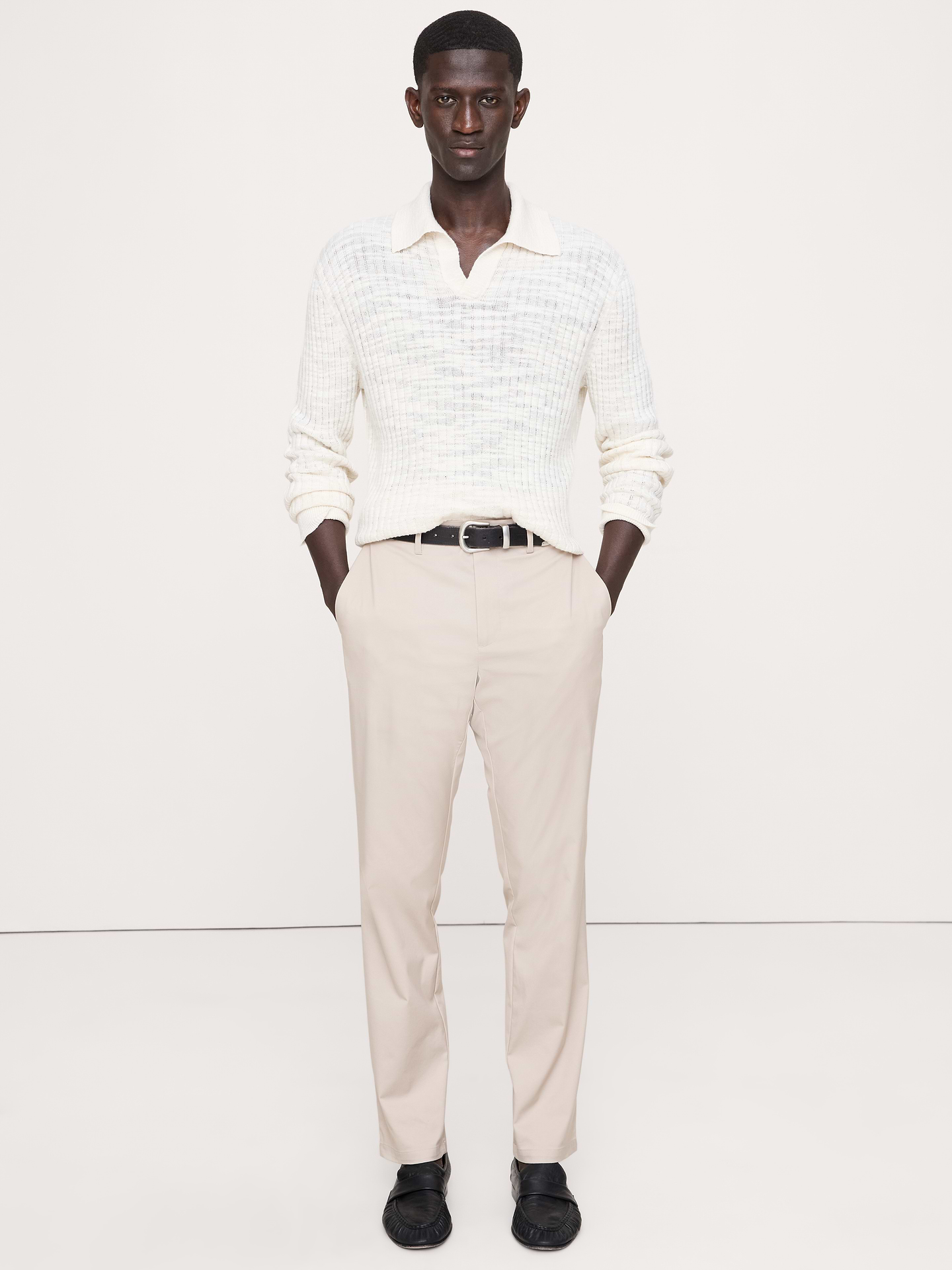 L'image numéro 1 présente Pantalon Température corporelle, coupe étroite