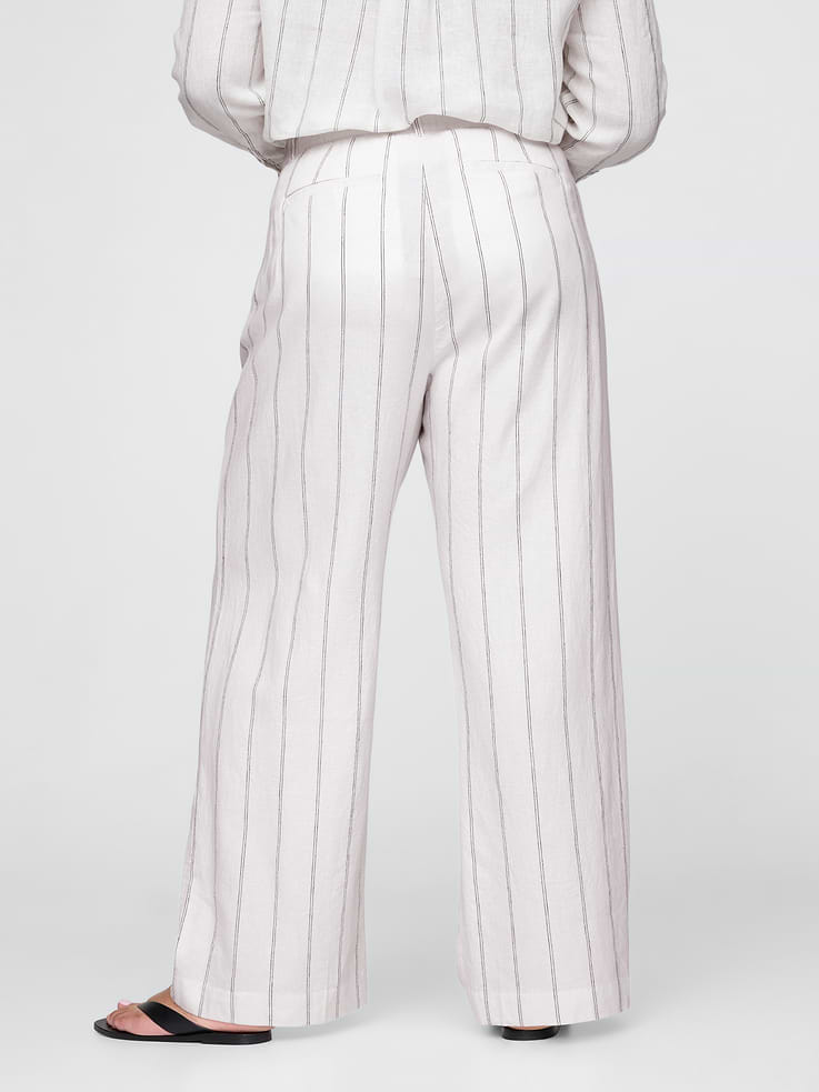 Image number 6 showing, 365 High Rise Linen-Blend Trousers