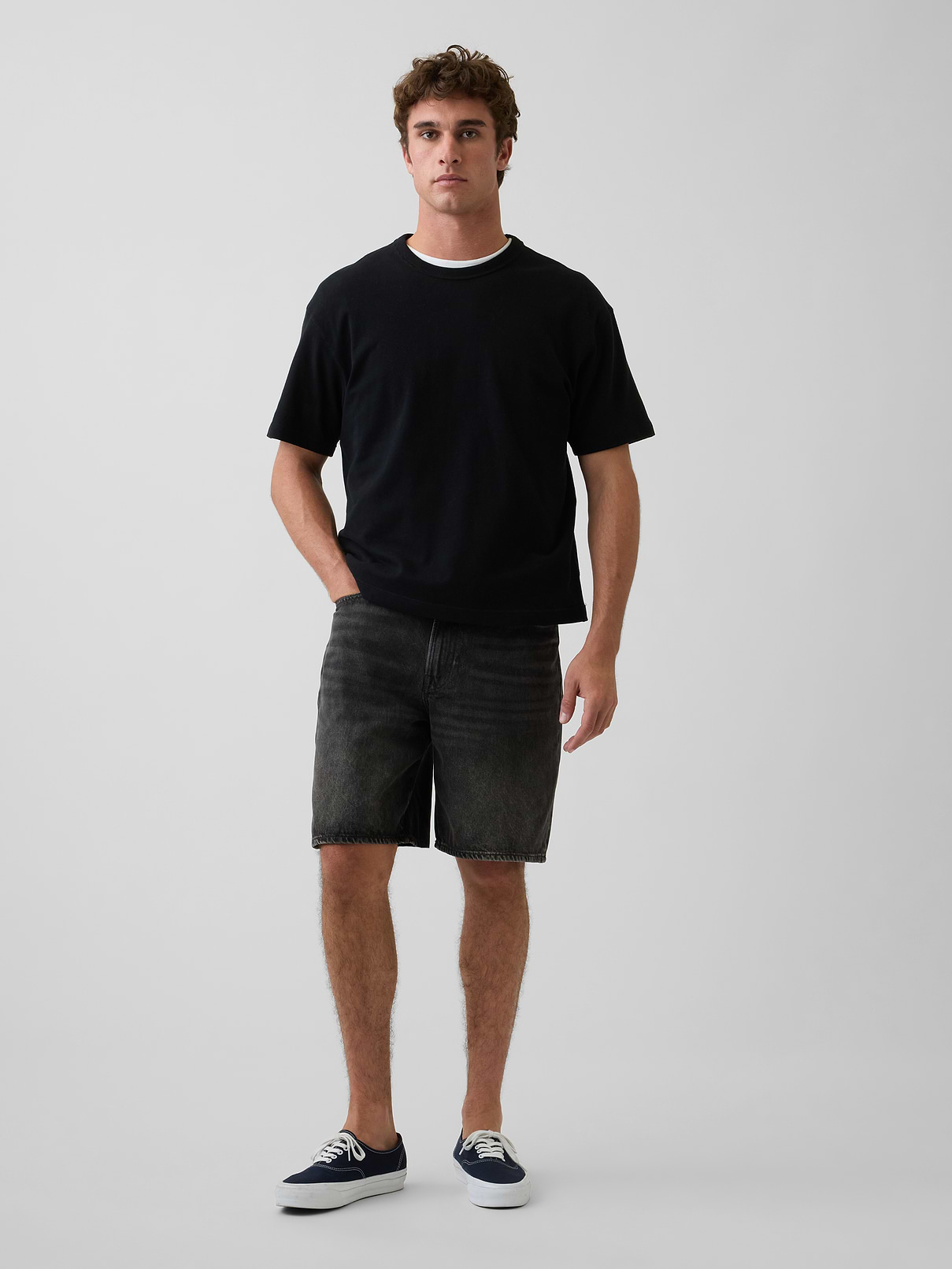 10.5" Baggy Denim Shorts
