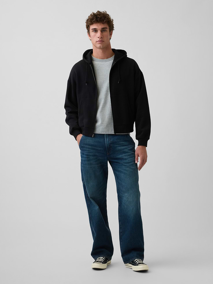 Image number 1 showing, '90s Loose Carpenter Jeans