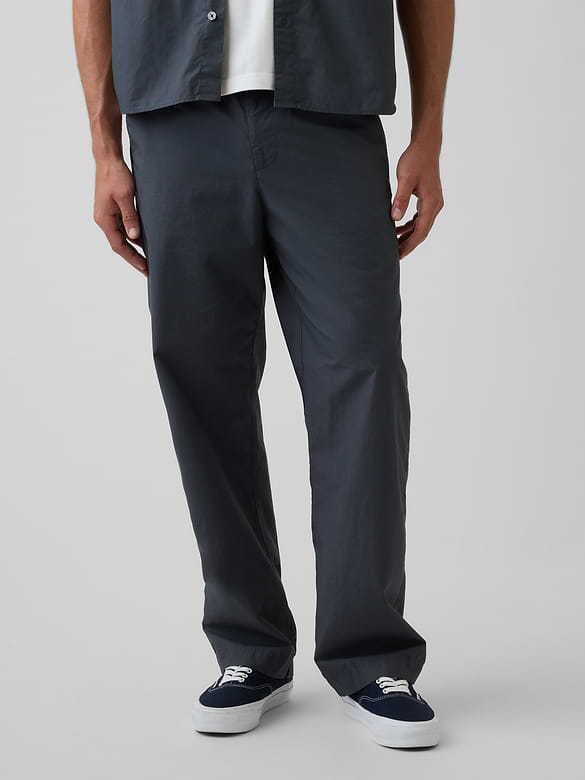 Poplin '90s Loose Pants