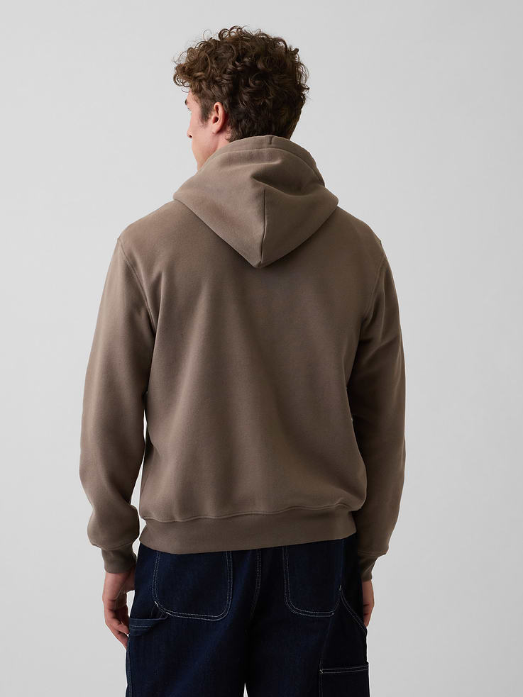 Image number 3 showing, Adult VintageSoft Arch Logo Zip Hoodie