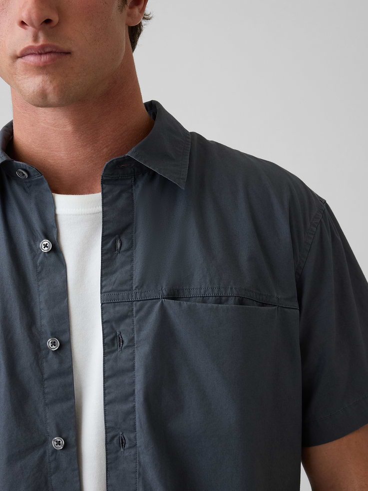 Image number 4 showing, Poplin Relaxed Shirt