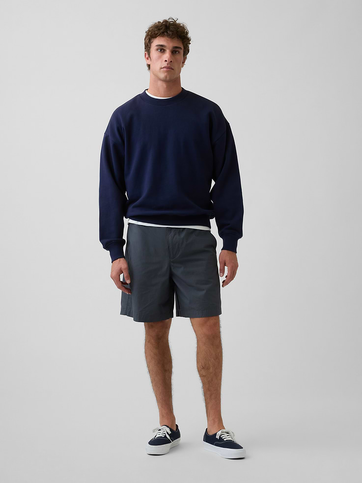 Image number 6 showing, 7" Poplin Relaxed Shorts