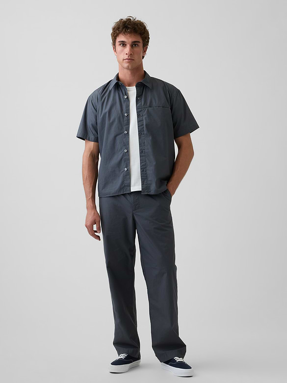Poplin '90s Loose Pants