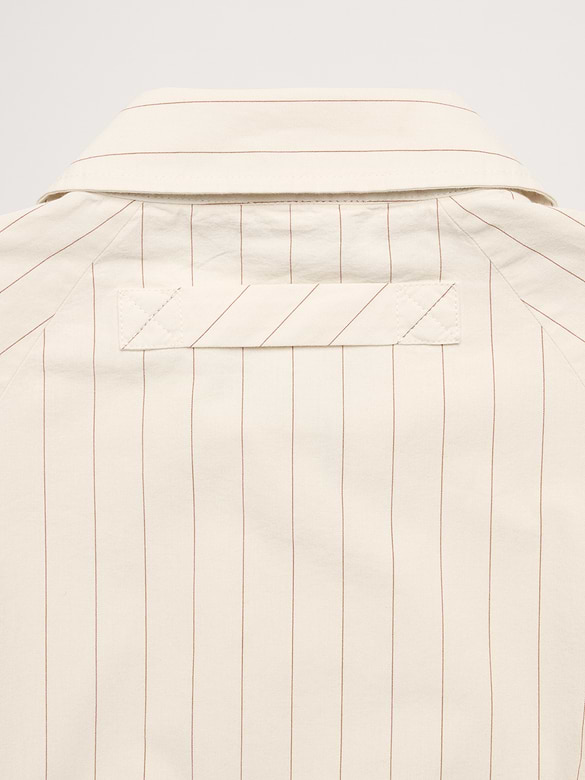 Blouson d’aviateur en popeline de coton