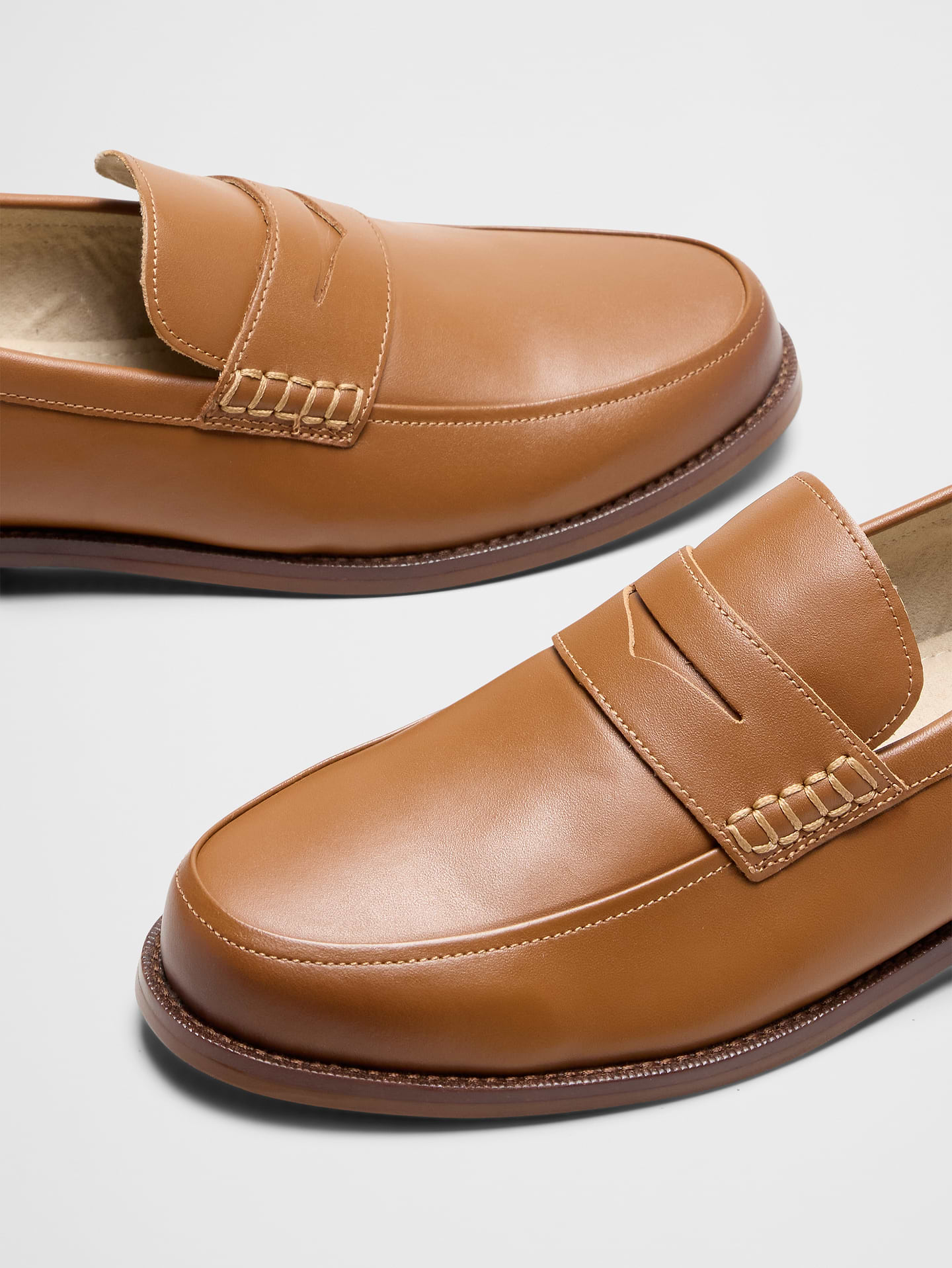 Image 5 of 8, Leather Penny Loafer