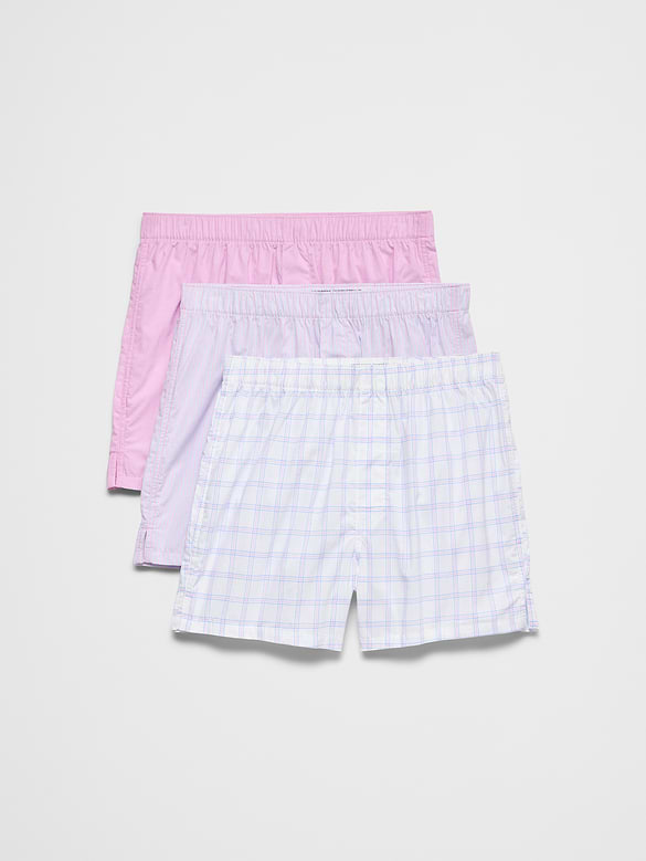 Cotton Boxers (3 Pack)