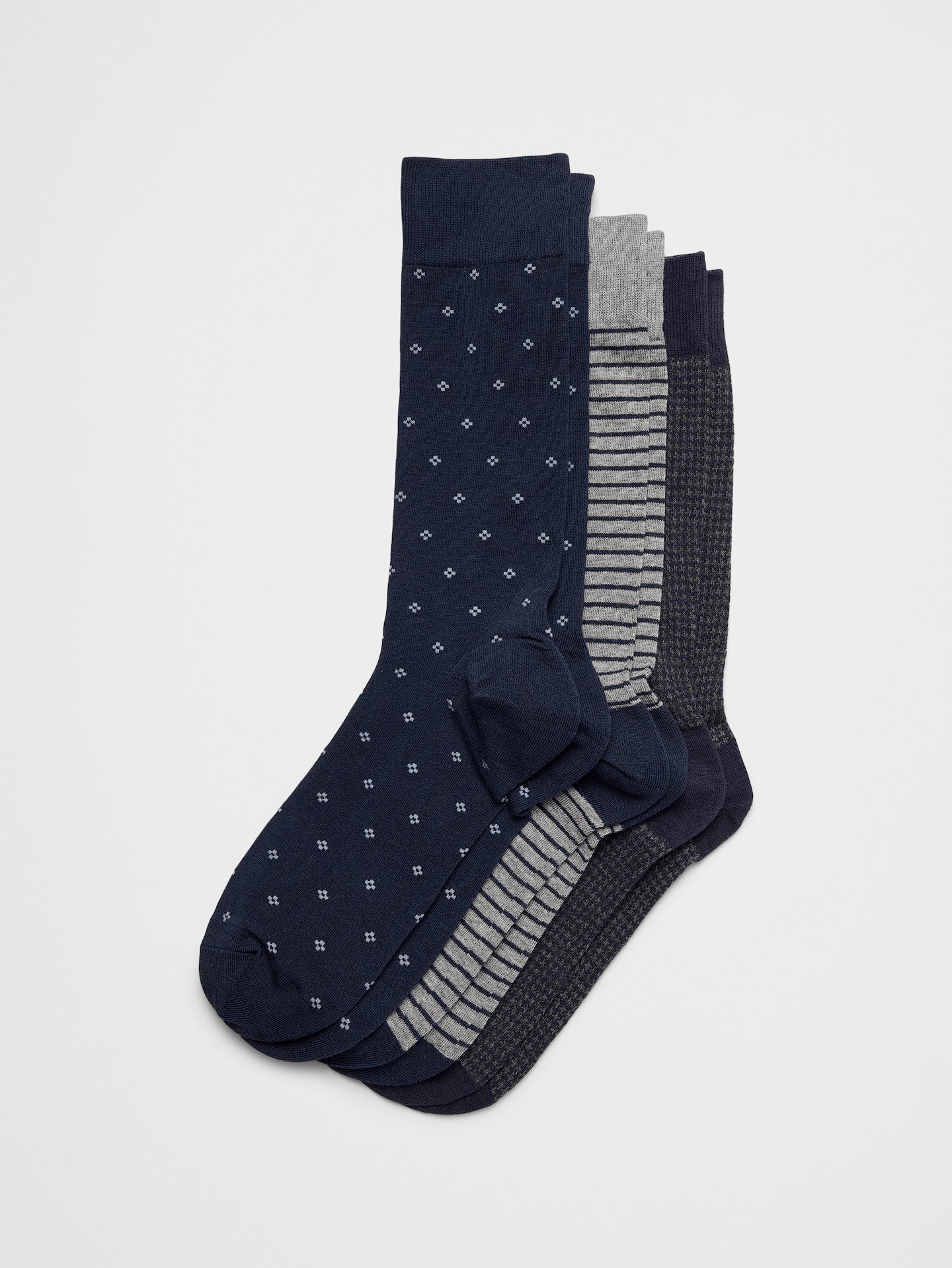 Image 1 of 1, A soft sock in a breathable stretch-cotton blend with rib-knit openings and angled toe seams for a better, more comfortable fit., Made exclusively for Banana Republic Factory., Product #887521