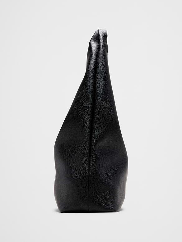 Vegan Leather Slouchy Tote