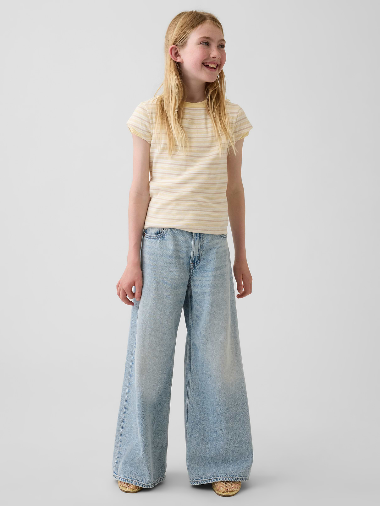 Kids Low Rise Baggy Jeans