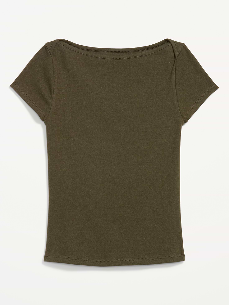 Image number 3 showing, Snug Boatneck T-Shirt