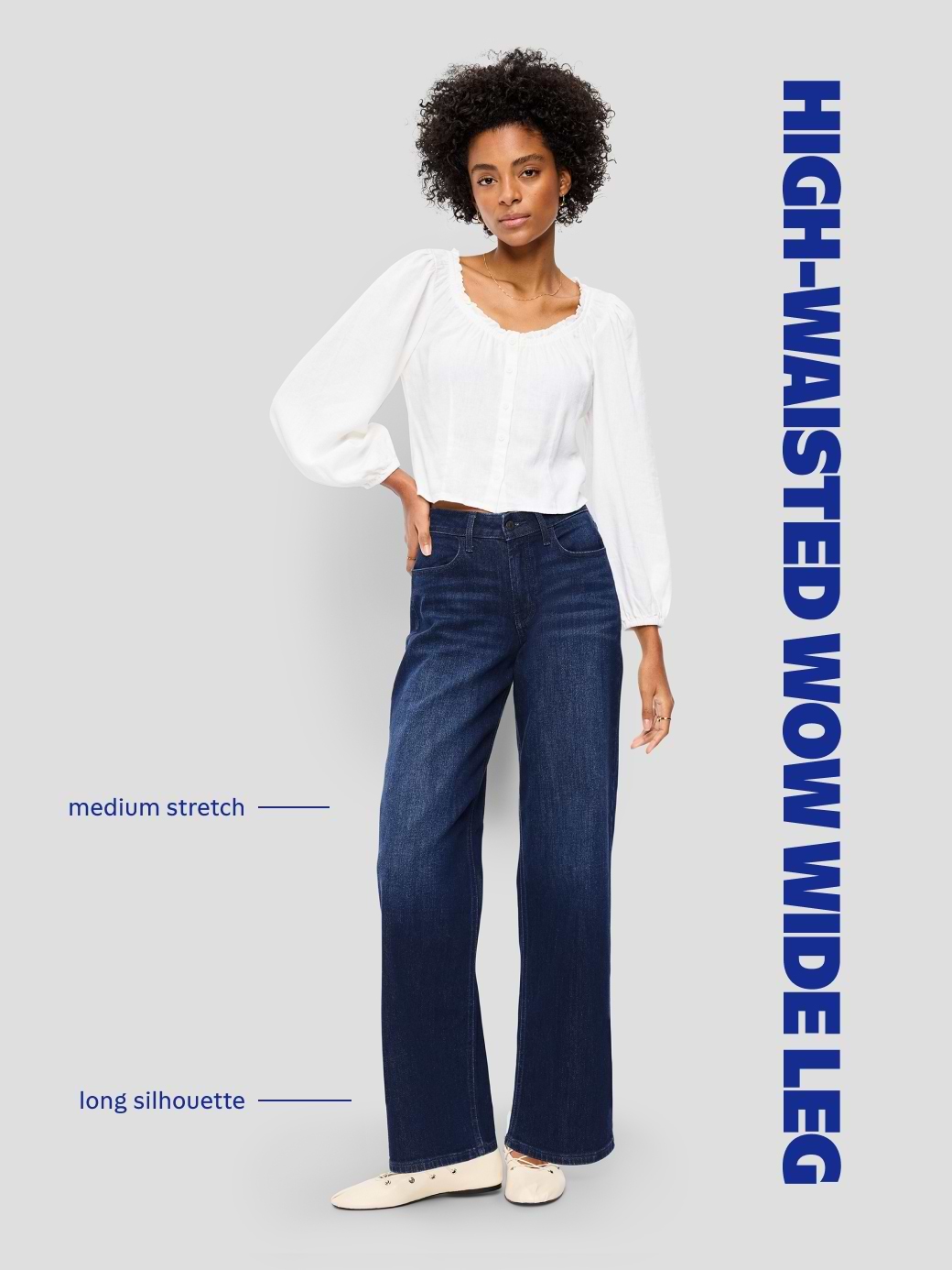 High-Waisted Wow Wide-Leg Jeans | Old Navy