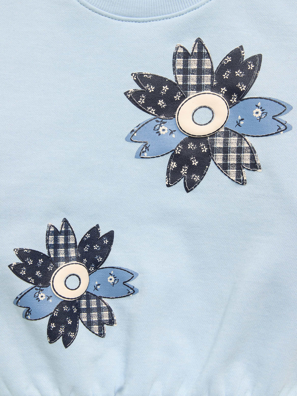 Image number 2 showing, Long-Sleeve Graphic Lettuce-Edge Sweatshirt for Toddler Girls