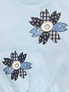Image number 2 showing, Long-Sleeve Graphic Lettuce-Edge Sweatshirt for Toddler Girls