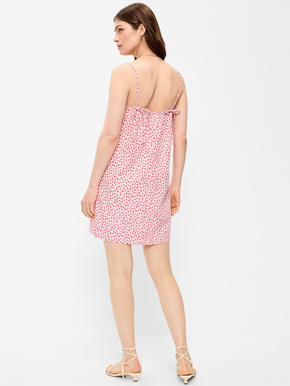 Strappy Mini Shift Dress