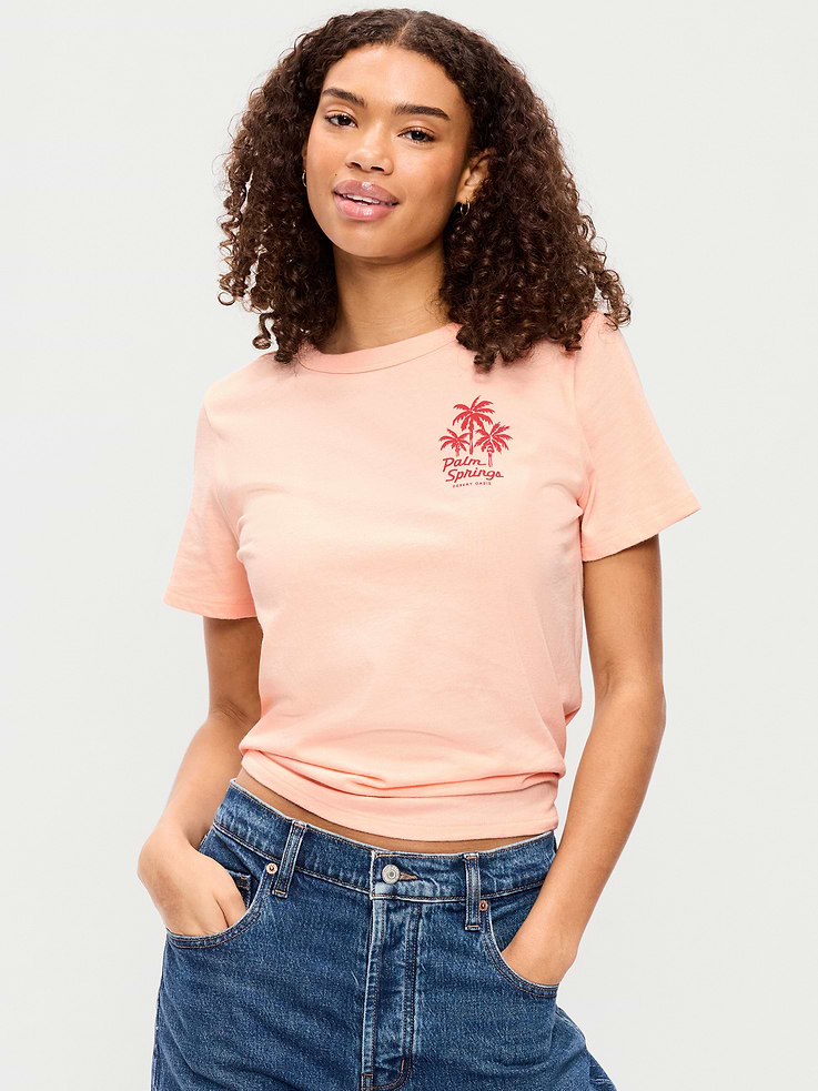 Image number 1 showing, EveryWear Crew-Neck Graphic T-Shirt