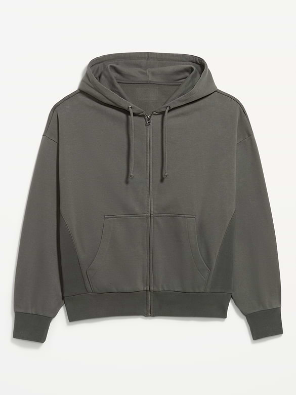 Oversized Heavyweight Full-Zip Rotation Hoodie