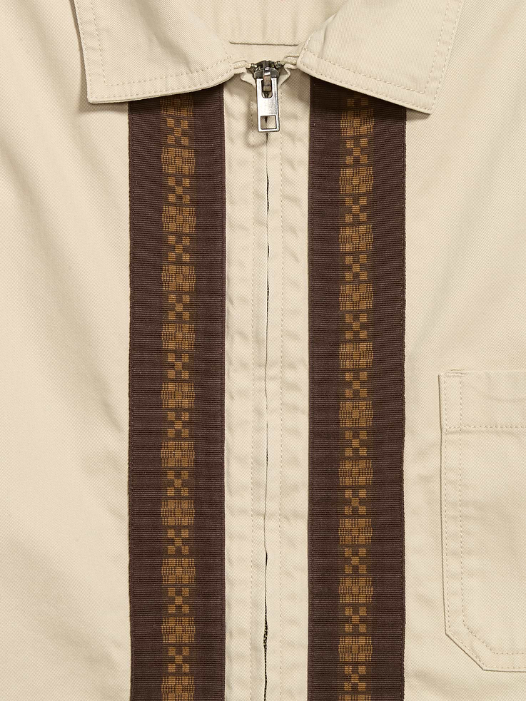 Image number 5 showing, Loose Full-Zip Twill Workwear Shirt