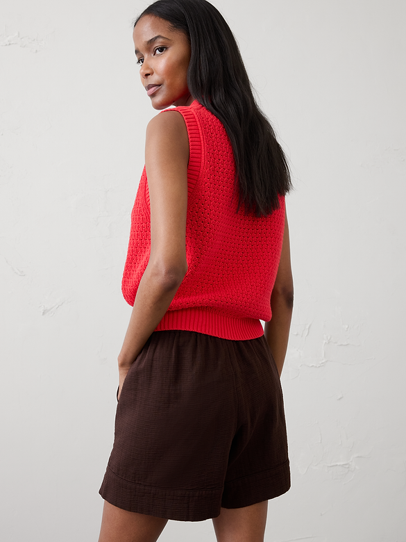 Anyday High-Rise Gauze Short