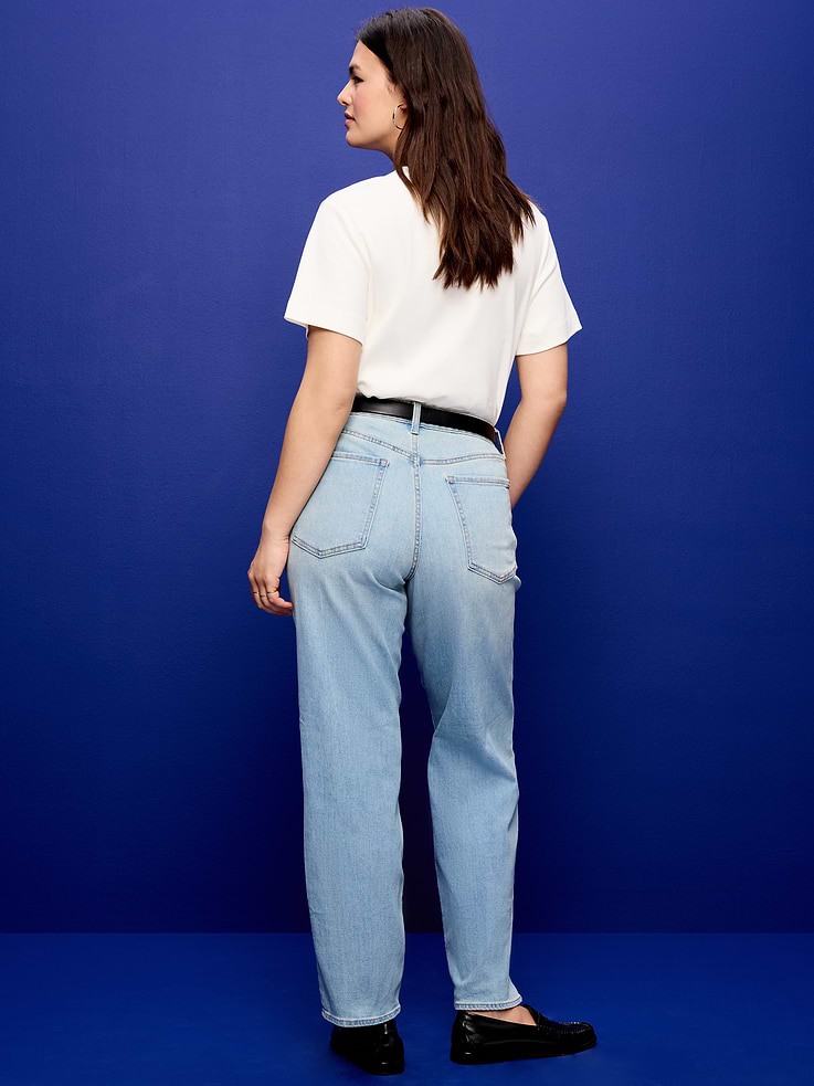 Image number 9 showing, High-Waisted Wow Loose Jeans