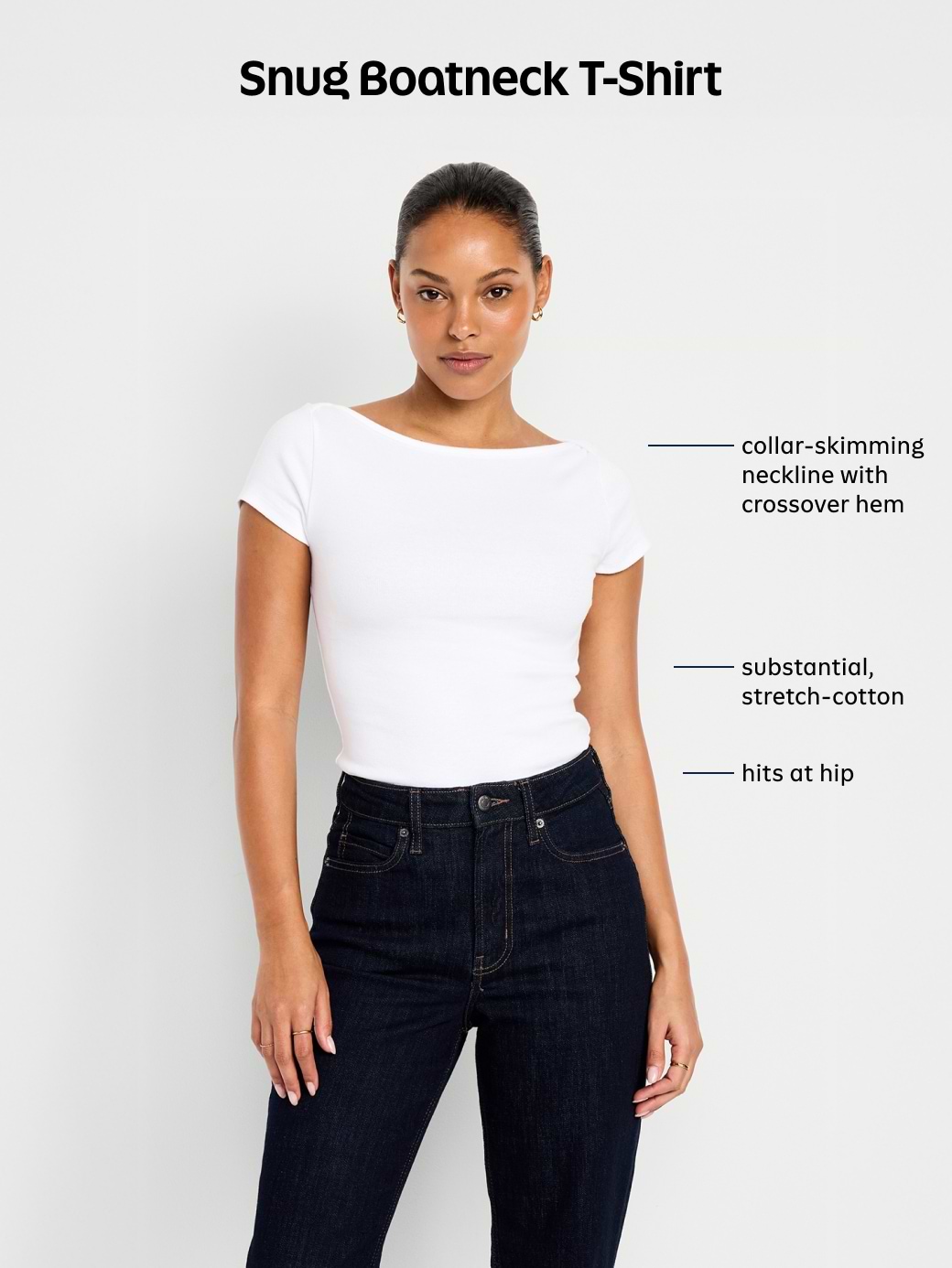 Snug Boatneck T-Shirt | Old Navy