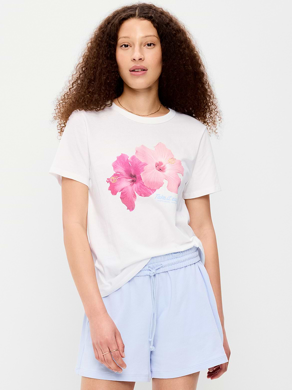 EveryWear Crew-Neck Graphic T-Shirt