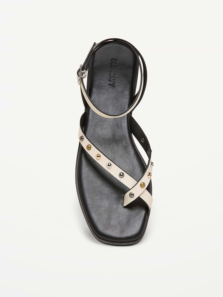 Image number 2 showing, Studded Toe-Strap Sandals