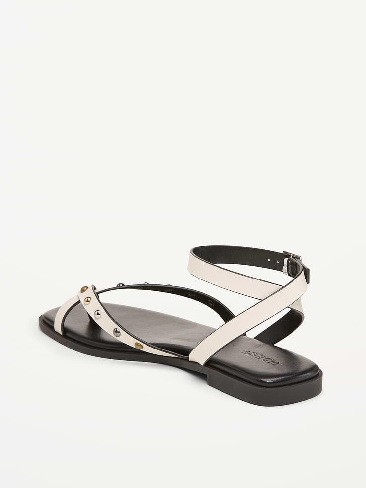 Image number 4 showing, Studded Toe-Strap Sandals