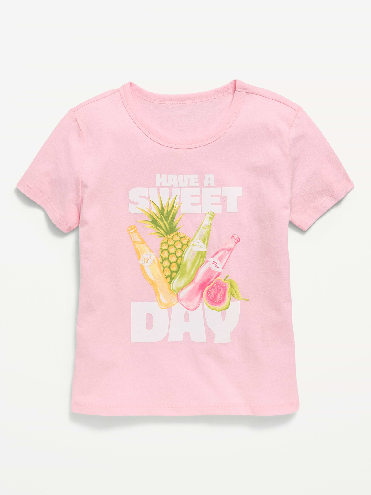 Image number 1 showing, Short-Sleeve Graphic T-Shirt for Girls