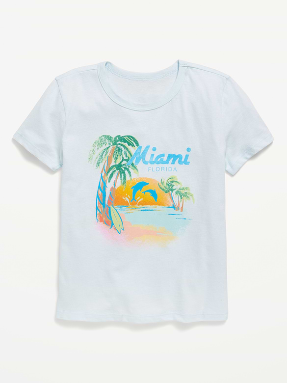 Short-Sleeve Graphic T-Shirt for Girls