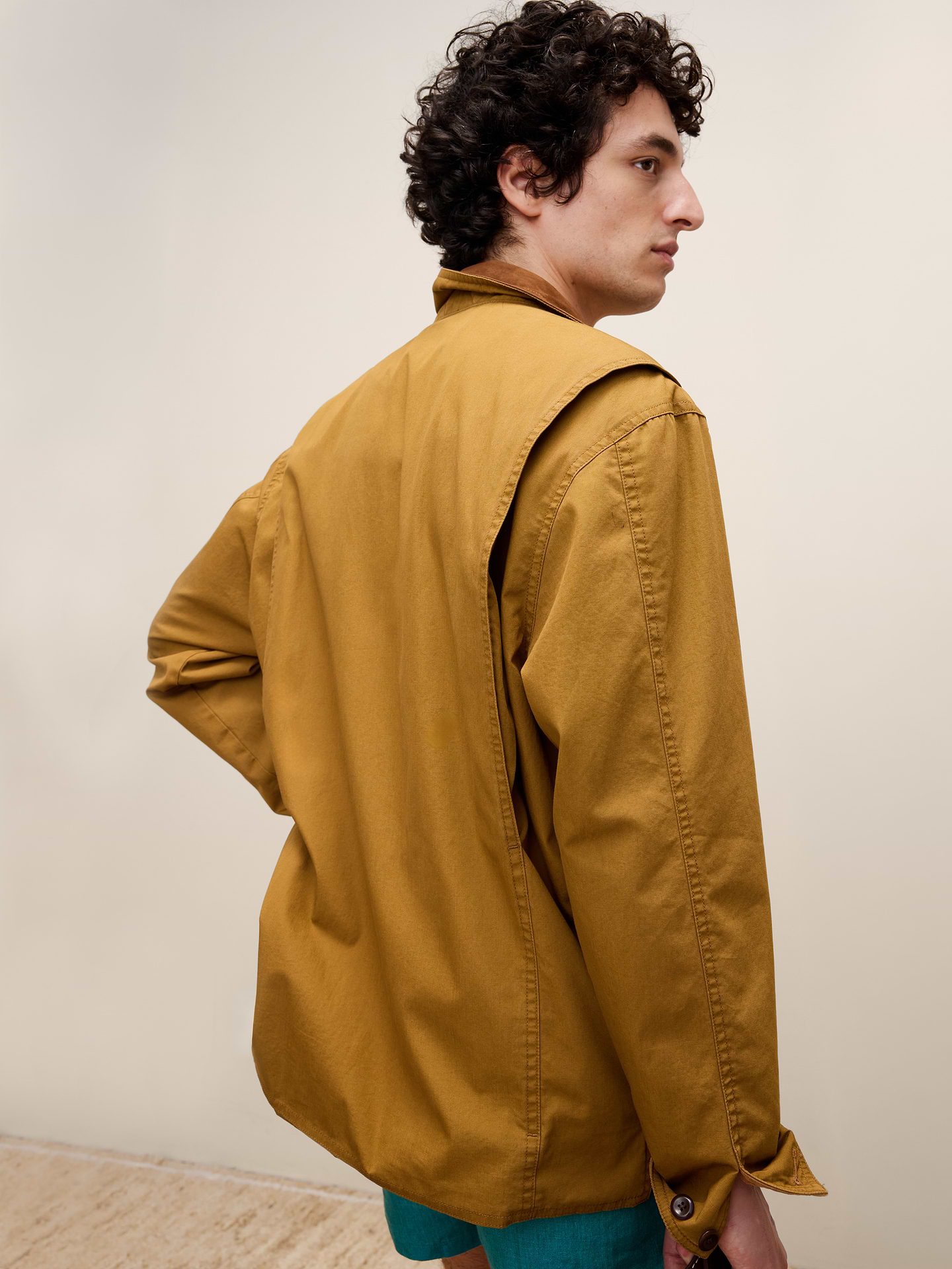 Image number 2 showing, Archive Reissue Walking Jacket with Suede Collar