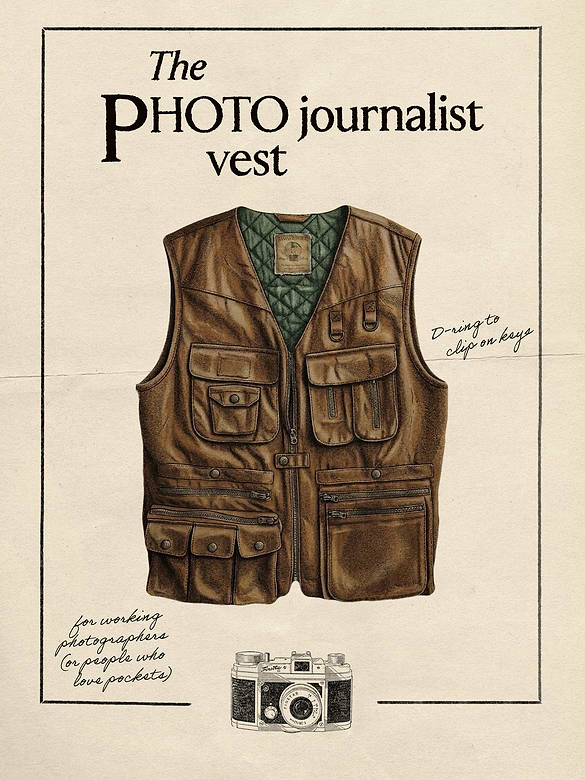Archive Reissue Photojournalist Vest