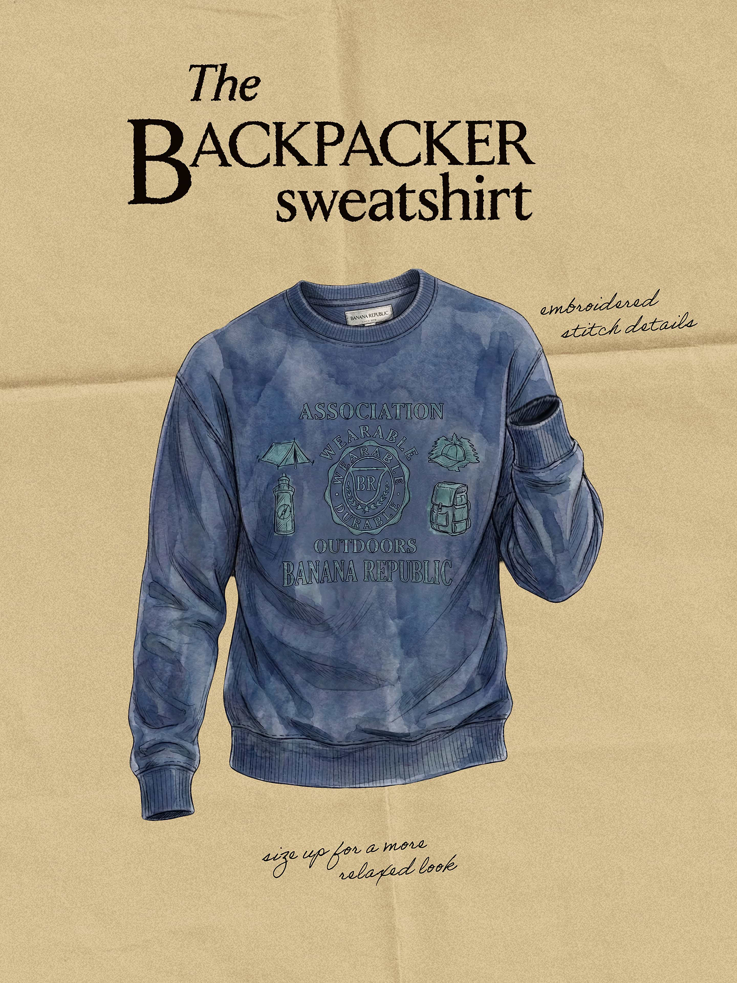 Image number 4 showing, Archive Reissue Backpacker Graphic Sweatshirt