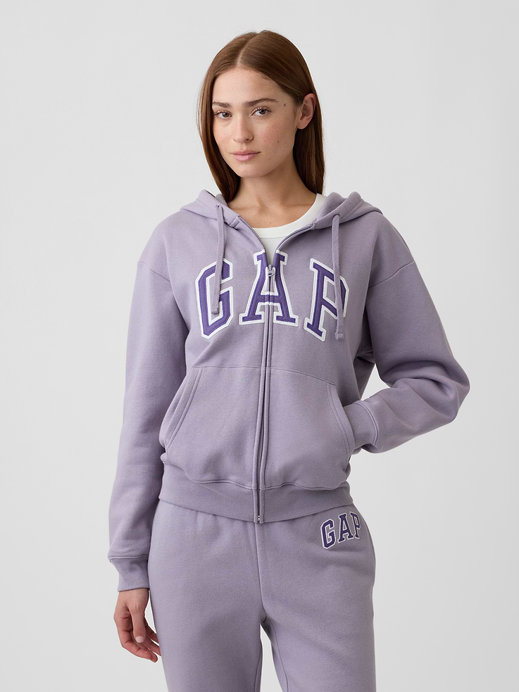 Image number 1 showing, Relaxed Gap Logo Zip Hoodie