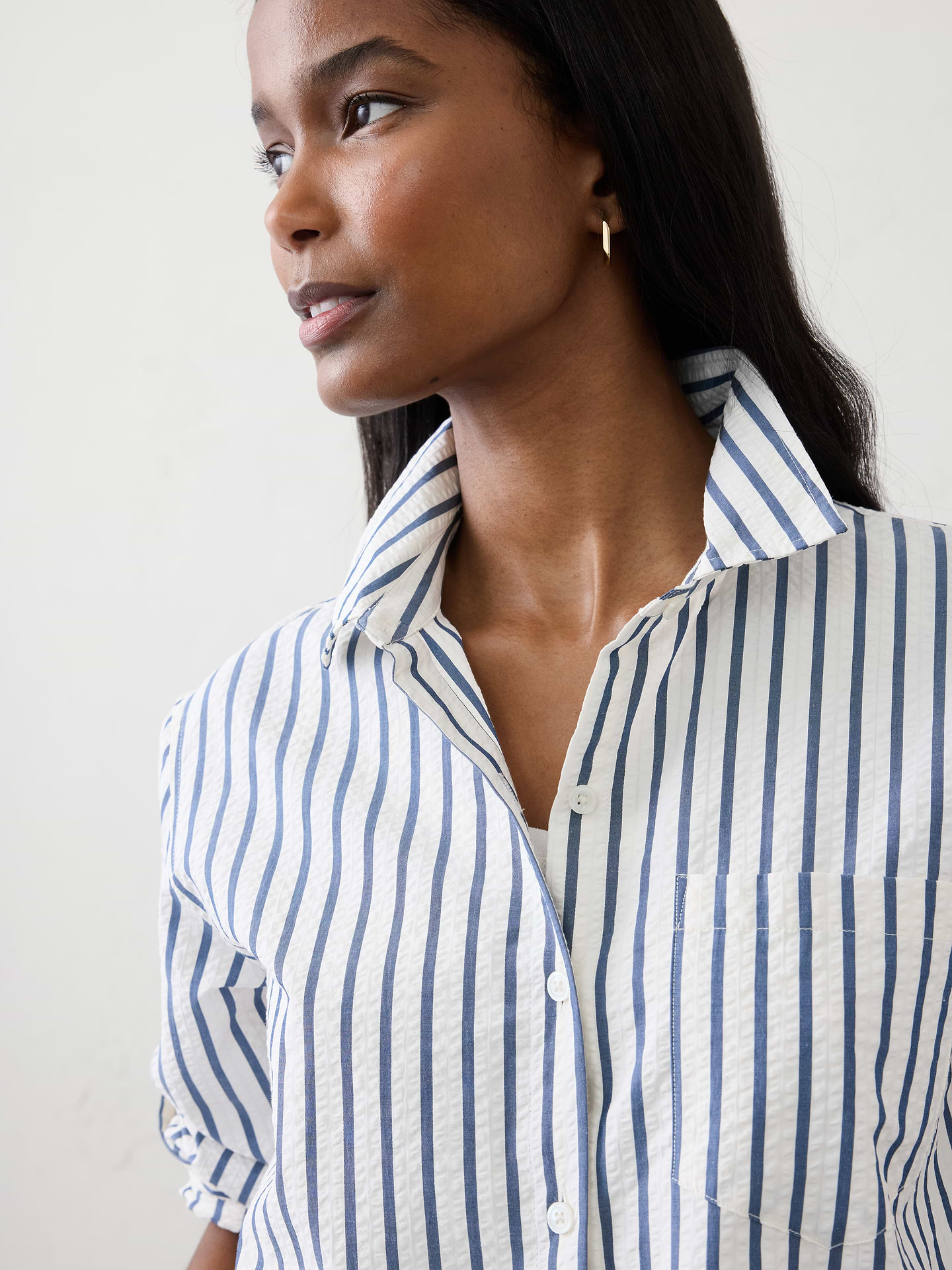 Image number 3 showing, Seersucker Shirt